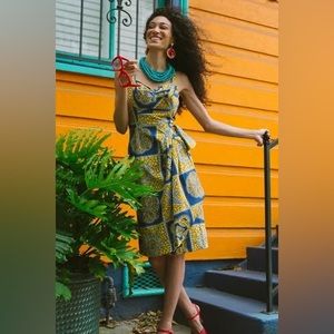 Trashy Diva Lena Sarong in Tiki Batik